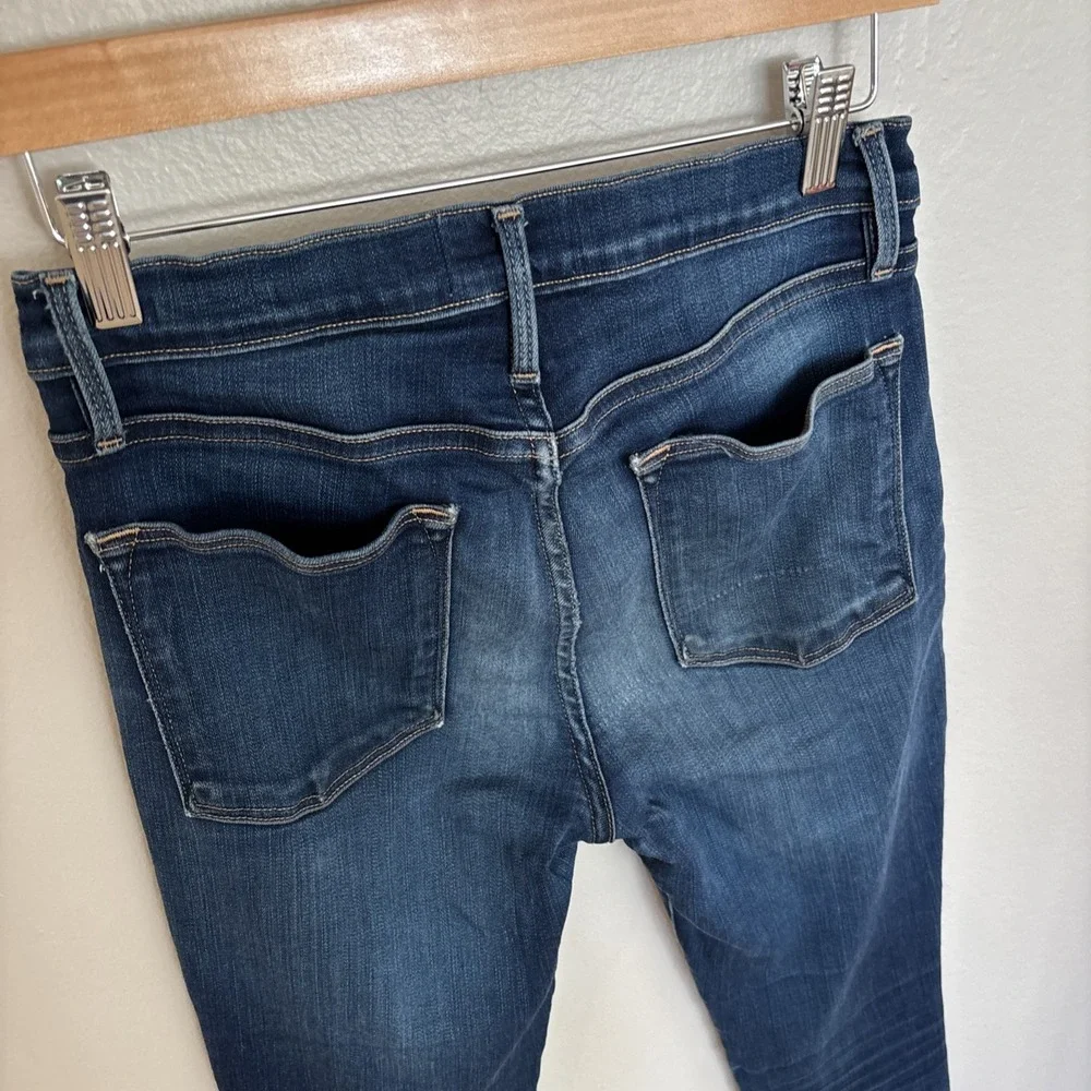 FRAME Le High Skinny Jeans Womens Size‎ 27 Blue Denim Columbia Road Wash
